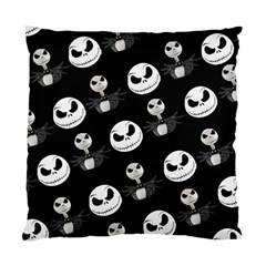 Jack Print, White, Before, Plain, Black, Simple, Christmas Standard Cushion Case (one Side)