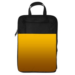 Amber Orange To Chocolate Brown Linear Gradient Foldable Shoe Storage Bag