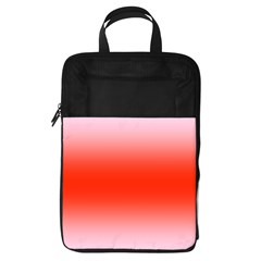 Pink Lace To Scarlet Red Bilinear Gradient Foldable Shoe Storage Bag