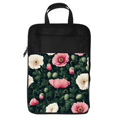 Poppy Flower Plant Petals Bloom Foldable Shoe Storage Bag