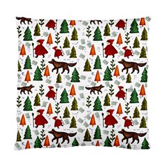 Little Red Riding Hood Seamless Standard Cushion Case (one Side)