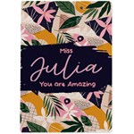 Tropical Name Acrylic Clipboard A4 Acrylic Clipboard Back