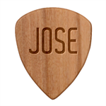 Personalized Happy Birthday Name Guitar Picks Set Guitar Shape Wood Guitar Pick Holder Case And Picks Set Pick