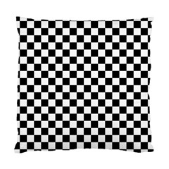 Pattern Checkered Squares Black White Pattern Standard Cushion Case (one Side)