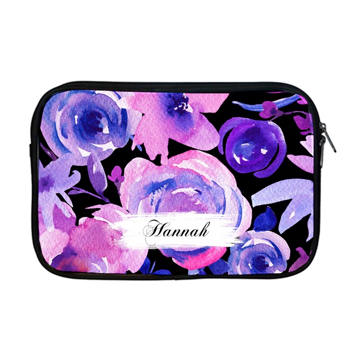 Watercolor Floral Apple MacBook Pro 17  Zipper Case