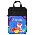 Personalized Name Any Text Tiger Animal Foldable Shoe Storage Bag Foldable Shoe Storage Bag Front
