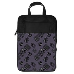 Background Wallpaper Pattern Notes Foldable Shoe Storage Bag