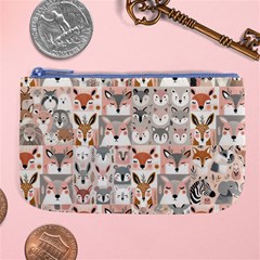 Mix Animal Faces Large Coin Purse