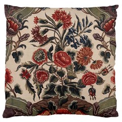 Beautiful Flowers Large Cushion Case (one Side)