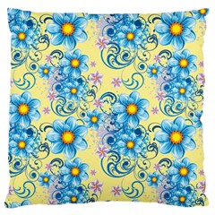 Flowers Bloom Blossom Petals Plant Large Cushion Case (one Side)