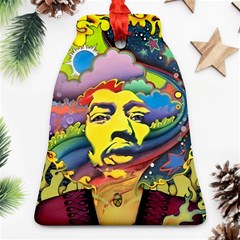 Psychedelic Rock Jimi Hendri Ornament (bell)