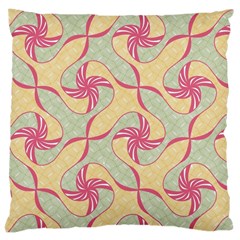 Abstract Pattern Design Scrapbooking Large Cushion Case (one Side)