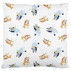 Bluey, Bluey Merch, Bluey Pattern, Bluey Bluey, Bingo, Bluey Design, Bluey Dog Large Cushion Case (one Side)