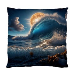 Ocean Sea Waves Standard Cushion Case (one Side)