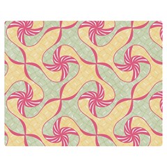 Abstract Pattern Design Scrapbooking 60  X 50  Premium Plush Fleece Blanket (medium)