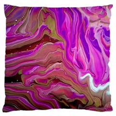 Magenta Waves 16  Baby Flannel Cushion Case (two Sides)